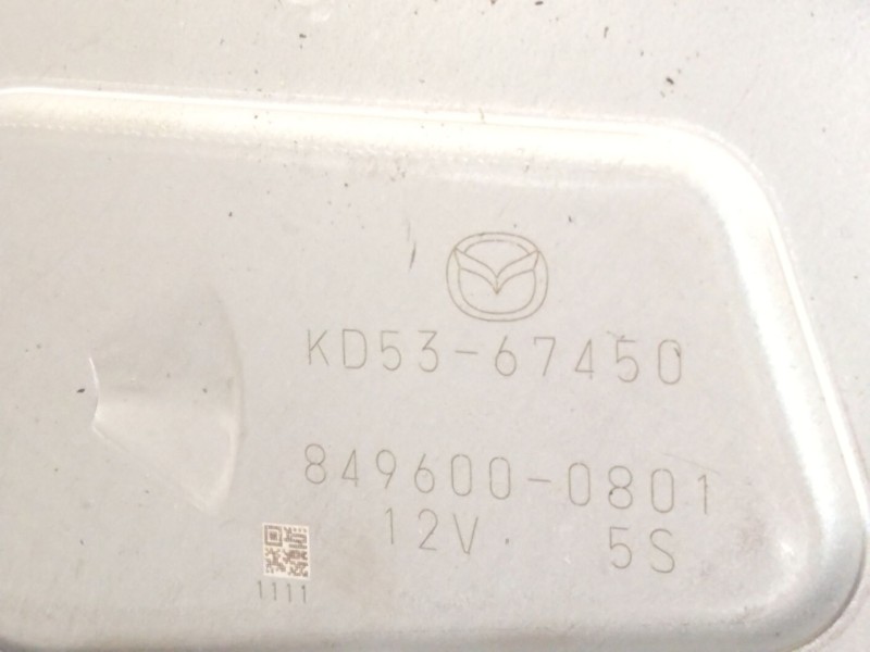 Recambio de motor limpia trasero para mazda cx-5 (kf) 2.2 d awd referencia OEM IAM KD5367450  