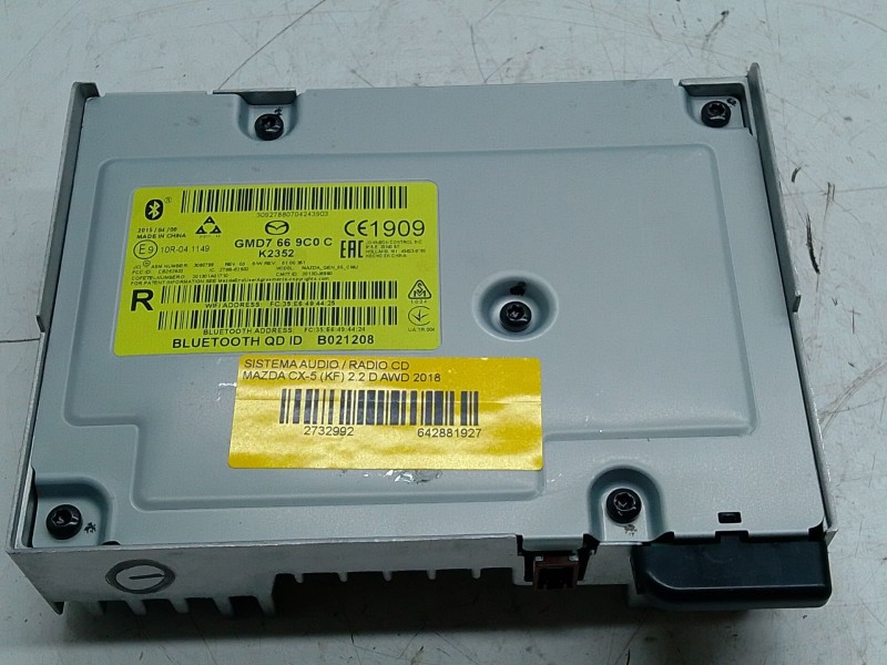 Recambio de sistema audio / radio cd para mazda cx-5 (kf) 2.2 d awd referencia OEM IAM GMD7669C0C  