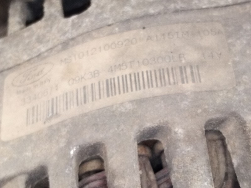 Recambio de alternador para ford focus ii (da_, hcp, dp) 1.8 tdci referencia OEM IAM 4M5T10300  