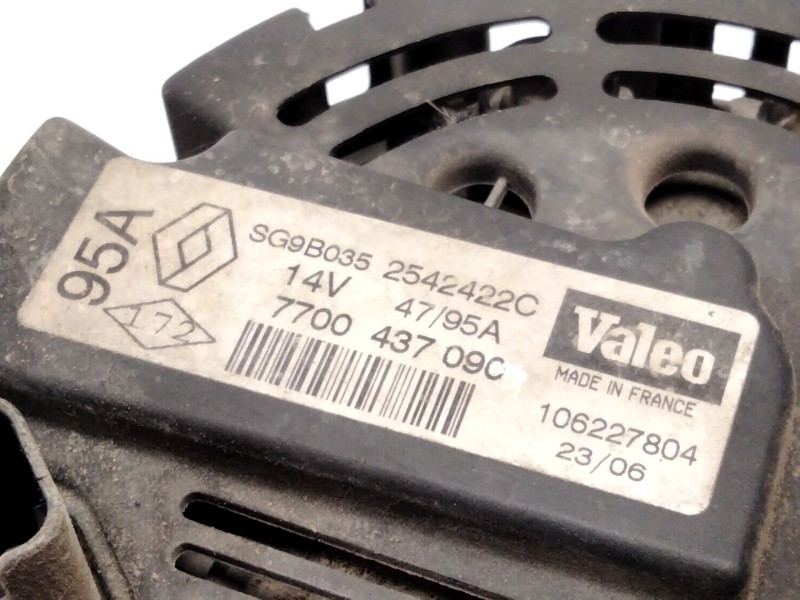 Recambio de alternador para renault clio ii (bb_, cb_) 1.2 16v (bb05, bb0w, bb11, bb27, bb2t, bb2u, bb2v, cb05,... referencia OE