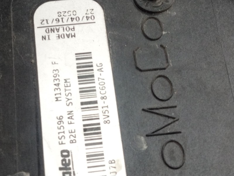 Recambio de electroventilador para ford fiesta vi (cb1, ccn) 1.25 referencia OEM IAM 8V518C607  