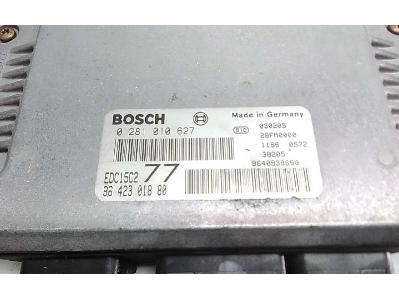 Recambio de centralita motor uce para citroën berlingo 1.9 d sx familiar referencia OEM IAM 9642301880 0281010627 81579753