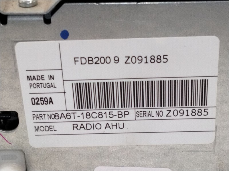 Recambio de amplificador de radio para ford fiesta vi (cb1, ccn) 1.25 referencia OEM IAM   