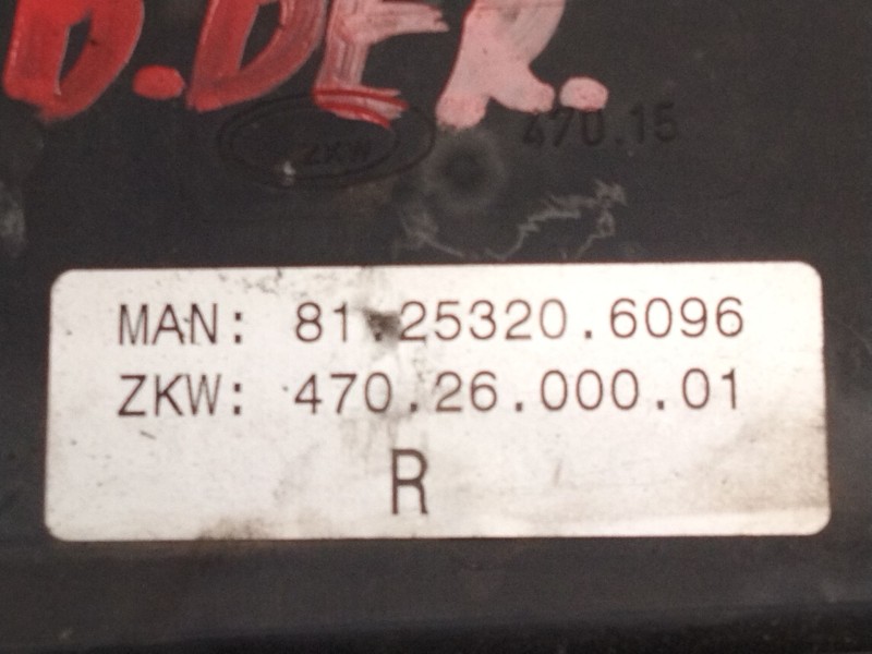 Recambio de piloto delantero derecho para man 18.224 llc referencia OEM IAM   