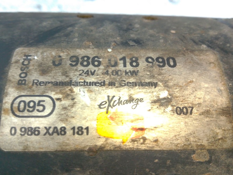 Recambio de motor arranque para man 18.224 llc referencia OEM IAM   