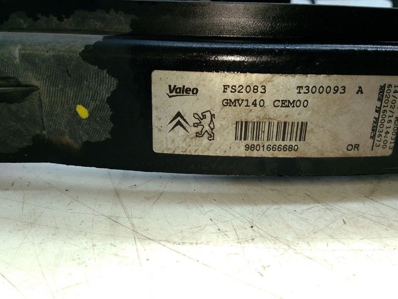 Recambio de electroventilador para peugeot 208 i (ca_, cc_) 1.2 thp 110 referencia OEM IAM 9801666680  