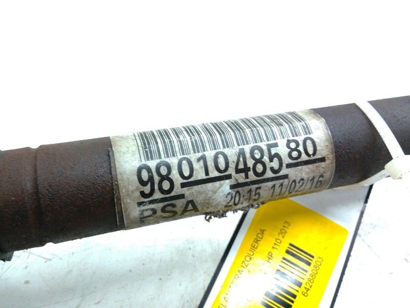 Recambio de transmision delantera izquierda para peugeot 208 i (ca_, cc_) 1.2 thp 110 referencia OEM IAM 9801048580  