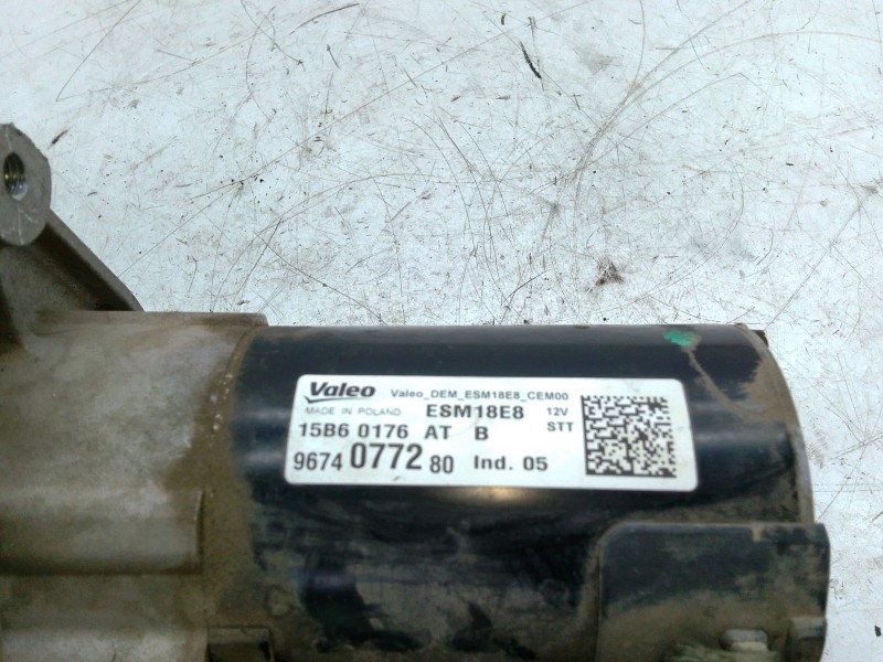 Recambio de motor arranque para peugeot 208 i (ca_, cc_) 1.2 thp 110 referencia OEM IAM 9674077280  