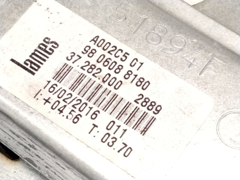 Recambio de elevalunas delantero izquierdo para peugeot 208 i (ca_, cc_) 1.2 thp 110 referencia OEM IAM 9806088180  