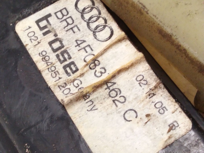 Recambio de elevalunas delantero derecho para audi a6 c6 (4f2) 2.0 tdi referencia OEM IAM 4F0837462  