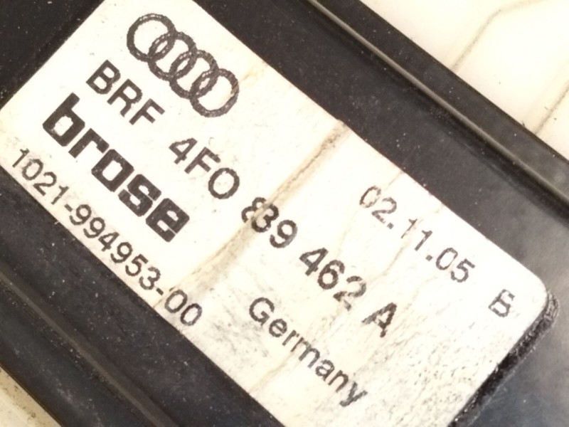 Recambio de elevalunas trasero derecho para audi a6 c6 (4f2) 2.0 tdi referencia OEM IAM 4F0839462  