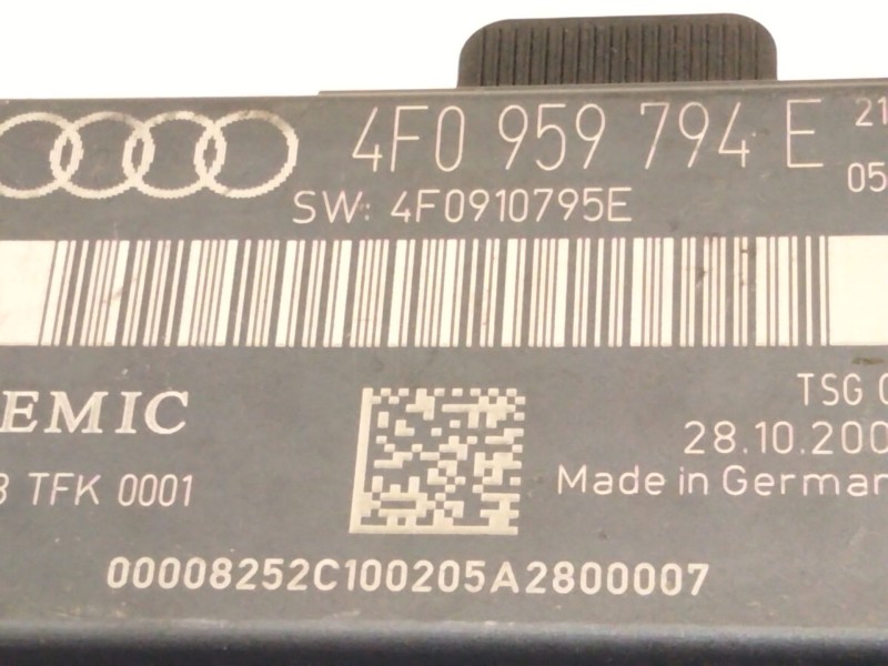 Recambio de modulo control puerta para audi a6 c6 (4f2) 2.0 tdi referencia OEM IAM 4F0959794  