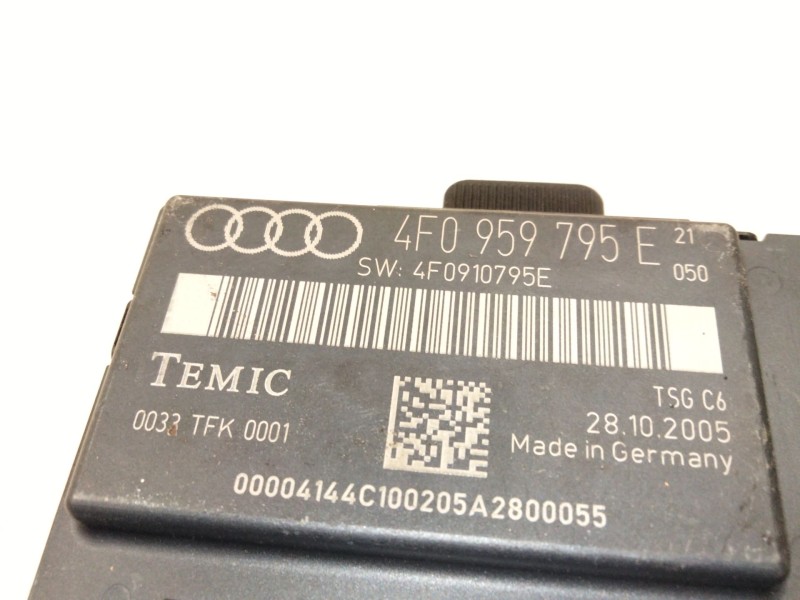 Recambio de modulo control puerta para audi a6 c6 (4f2) 2.0 tdi referencia OEM IAM 4F0959795  