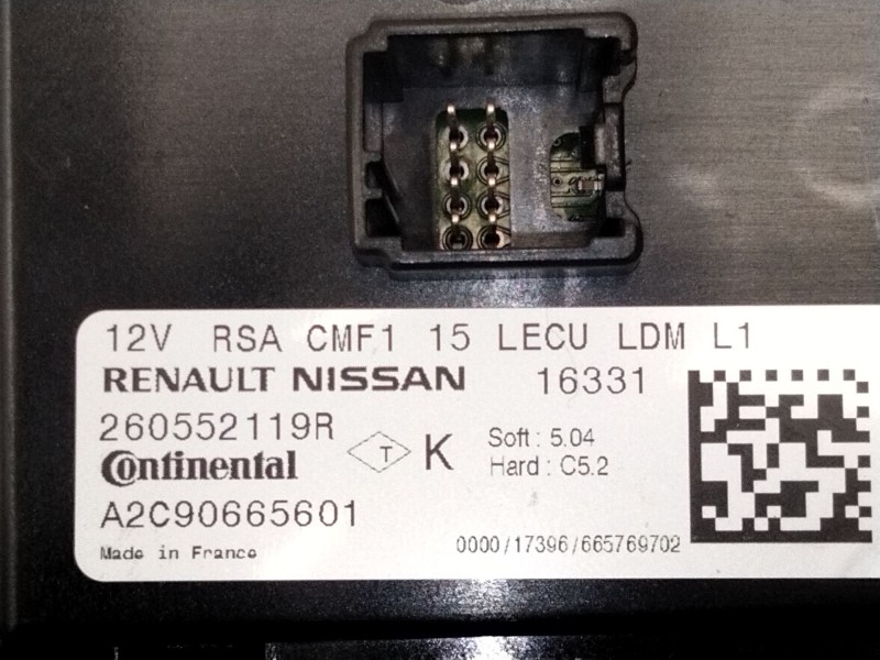 Recambio de centralita faros xenon para renault megane iv sport tourer (k9a/m/n_) 1.2 tce 130 (k9mr) referencia OEM IAM 26055211