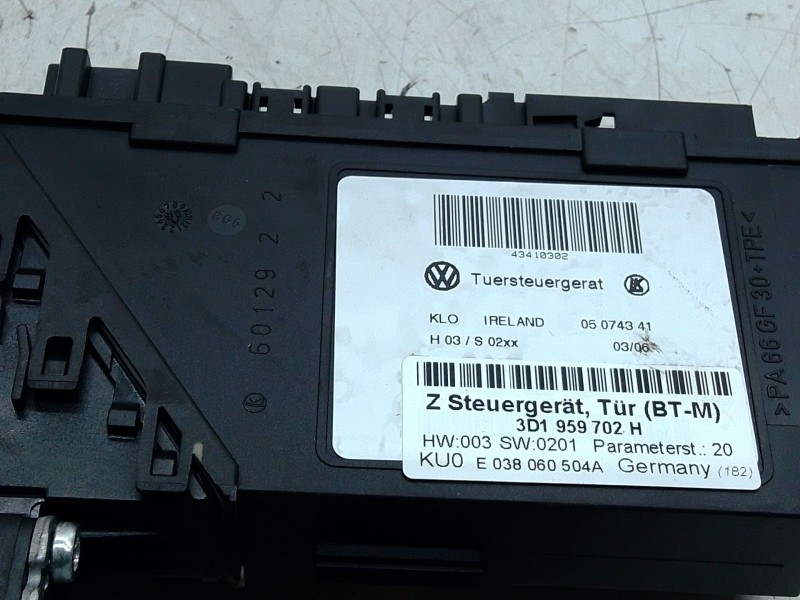 Recambio de motor elevalunas delantero derecho para volkswagen phaeton (3d2/3d8) tdi v6 4motion (4 asientos) referencia OEM IAM 