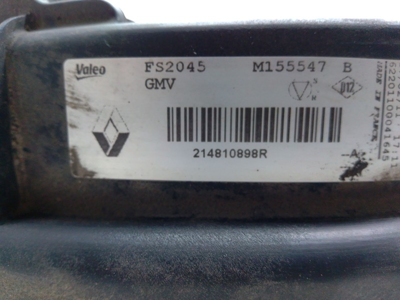 Recambio de electroventilador para renault grand scénic iii (jz0/1_) 1.5 dci referencia OEM IAM 214810898R  