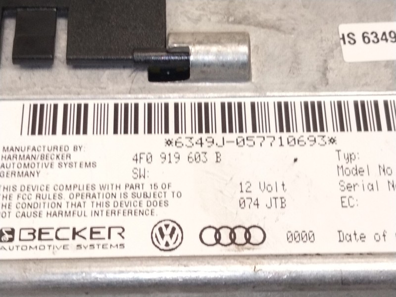 Recambio de pantalla multifuncion para audi a6 c6 (4f2) 2.0 tdi referencia OEM IAM 4F0919603  