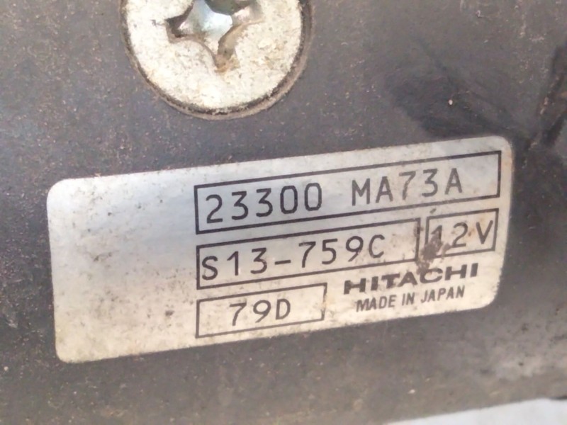 Recambio de motor arranque para renault maxity referencia OEM IAM 23300MA73A  