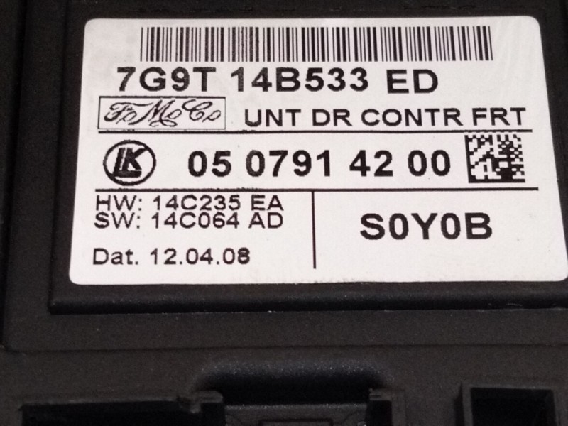 Recambio de modulo control puerta para land rover freelander 2 (l359) 2.2 td4 4x4 referencia OEM IAM 7G9714B533  
