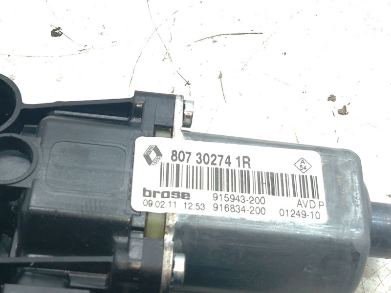 Recambio de motor elevalunas delantero derecho para renault grand scénic iii (jz0/1_) 1.5 dci referencia OEM IAM 807302741R  