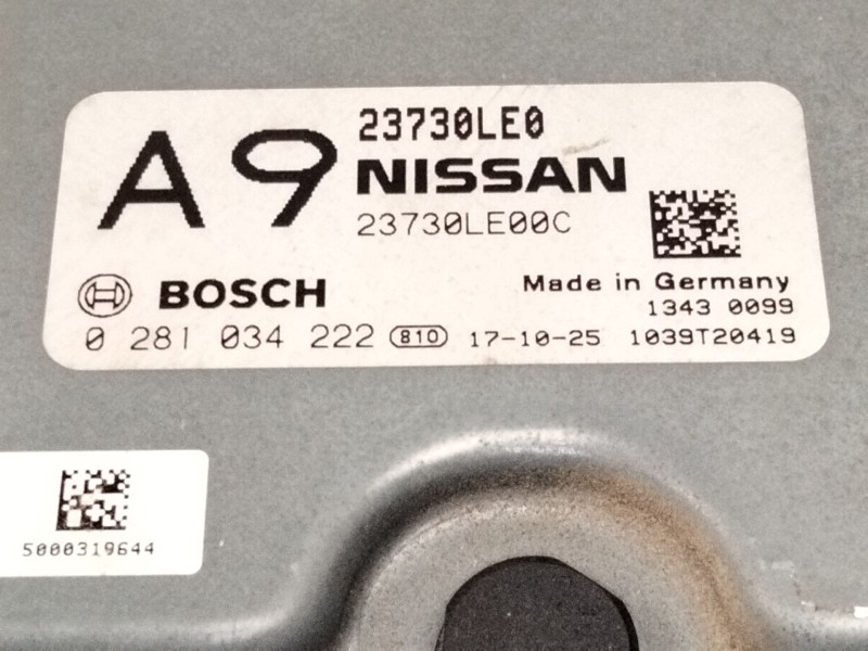 Recambio de centralita motor uce para renault maxity referencia OEM IAM 23730LE00C 0281034222 