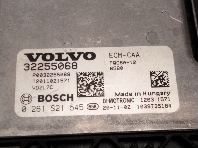 Recambio de centralita motor uce para volvo xc40 (536) t2 referencia OEM IAM 32255068 0261S21545 P0032255068