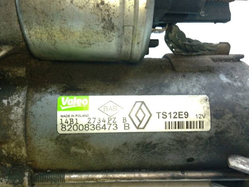 Recambio de motor arranque para renault grand scénic iii (jz0/1_) 1.5 dci referencia OEM IAM 8200836473B  