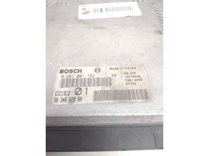 Recambio de centralita motor uce para peugeot 406 berlina (s1/s2) stdt referencia OEM IAM 0281001782 9634662880 28FM0046