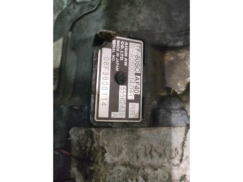 Recambio de caja cambios para opel insignia berlina cosmo referencia OEM IAM 55562430  