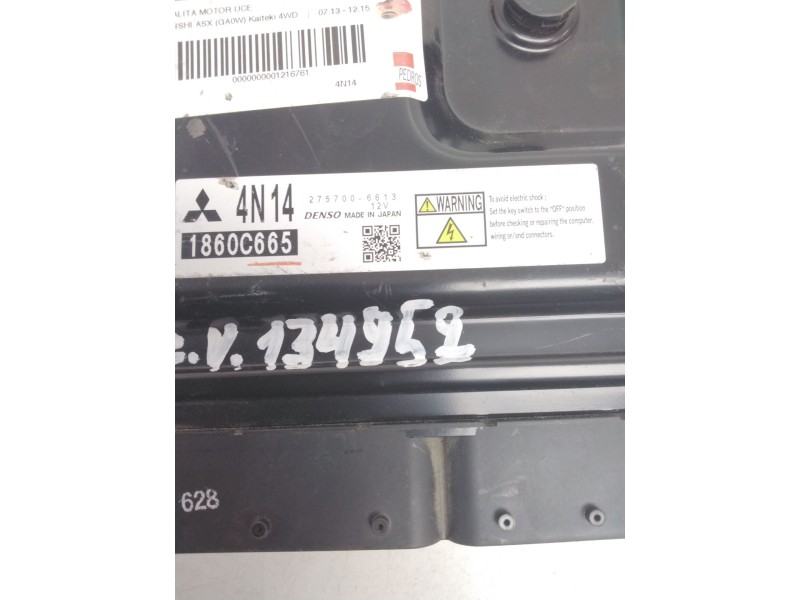 Recambio de centralita motor uce para mitsubishi asx (ga0w) kaiteki 4wd referencia OEM IAM 2757006613 1860C665 4N14