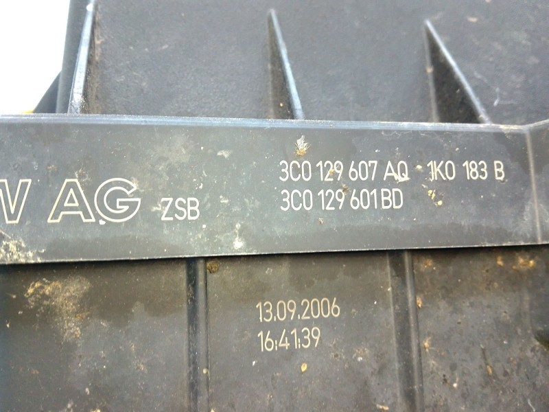 Recambio de caja filtro de aire para skoda octavia ii (1z3) 2.0 tdi 16v referencia OEM IAM 3C0129607AQ  