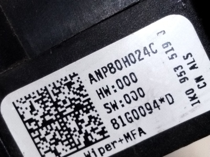 Recambio de mando limpia para seat leon (1p1) 1.4 16v referencia OEM IAM 1K0953519  