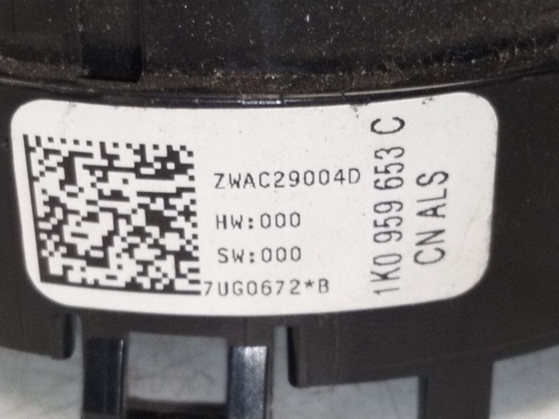 Recambio de anillo airbag para seat leon (1p1) 1.4 16v referencia OEM IAM 1K0959653  