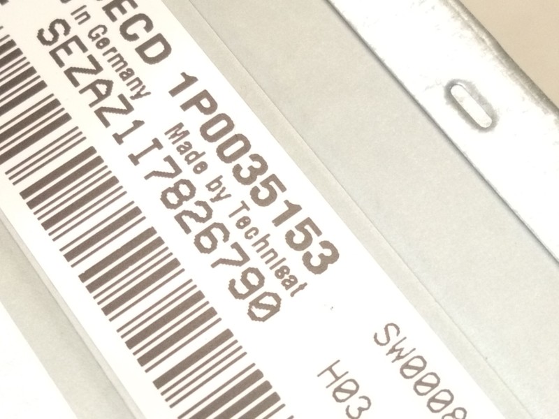 Recambio de sistema audio / radio cd para seat leon (1p1) 1.4 16v referencia OEM IAM 1P0035153  