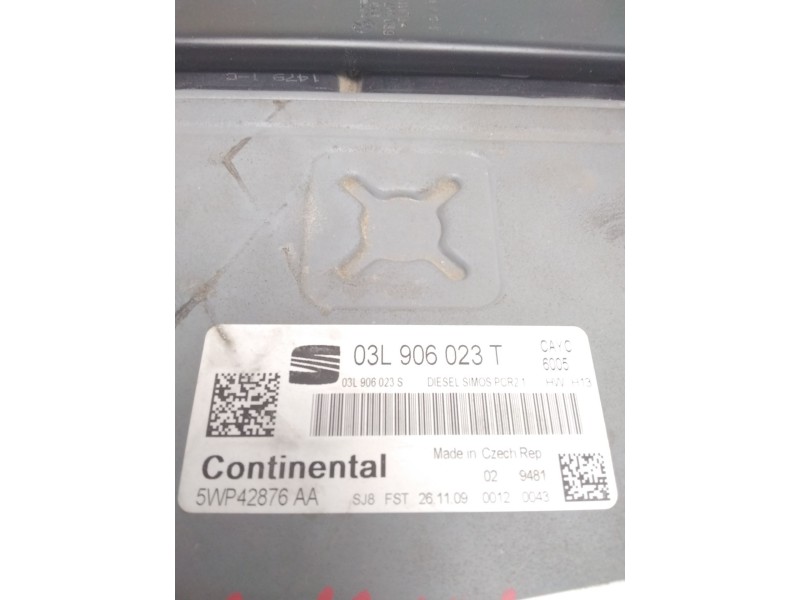Recambio de centralita motor uce para seat ibiza (6j5) stylance / style referencia OEM IAM 03L906023T 5WP42876AA 03L906023S