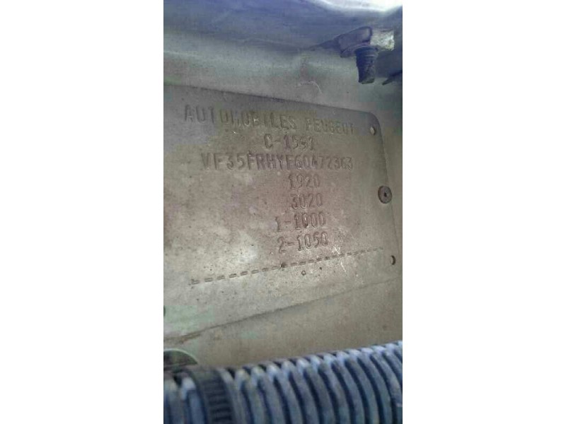 peugeot partner (s1) del año 2002