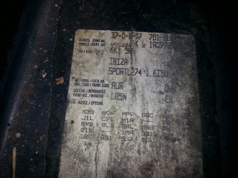 seat ibiza (6k1) del año 2001