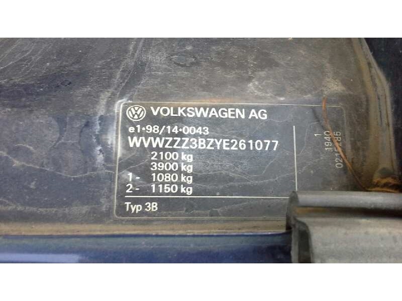 volkswagen passat variant (3b5) del año 2000