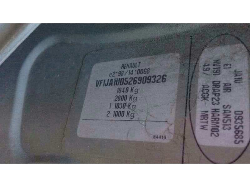 renault scenic (ja..) del año 2002