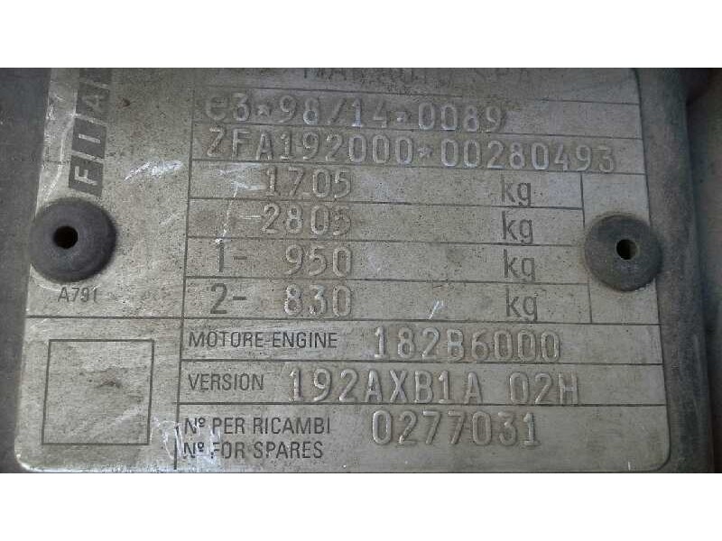 fiat stilo (192) del año 2003