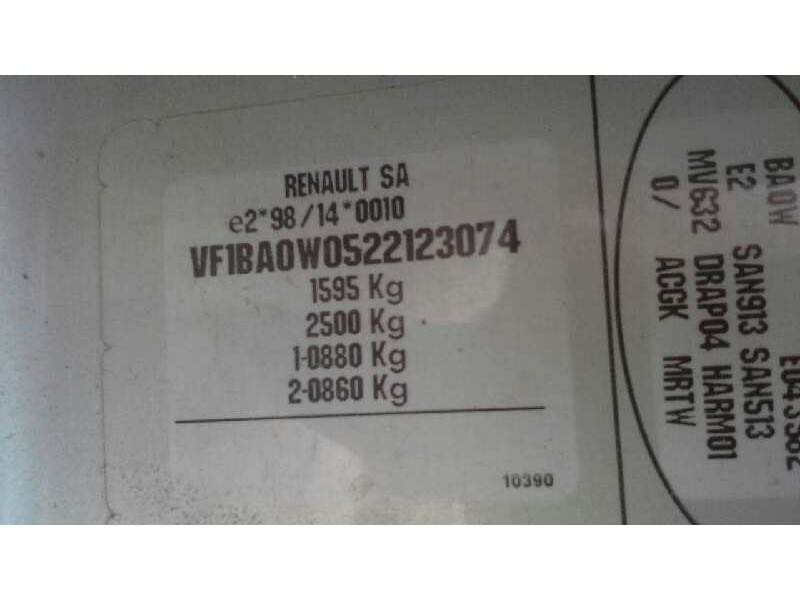 renault megane i fase 2 berlina (ba0) del año 2000