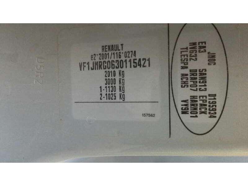 renault scenic ii del año 2005