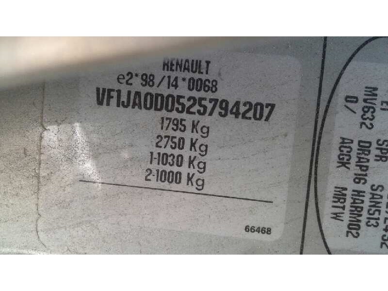 renault megane i scenic (ja0) del año 2001