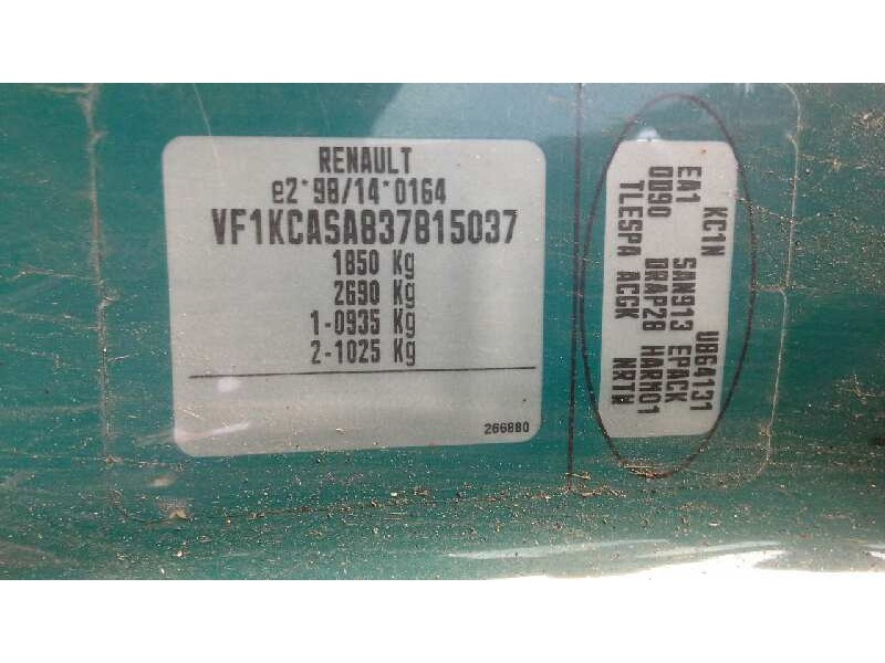 renault kangoo (f/kc0) del año 2007