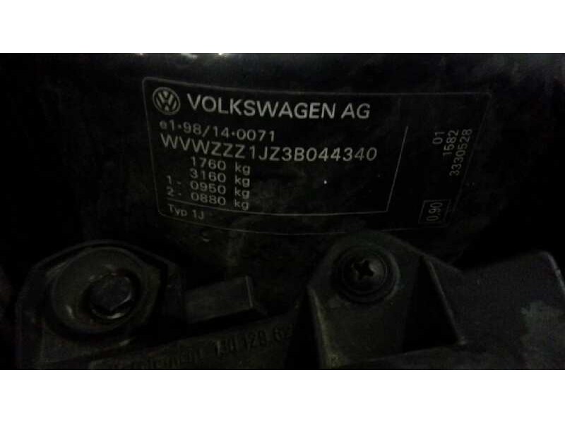 volkswagen golf iv berlina (1j1) del año 2002