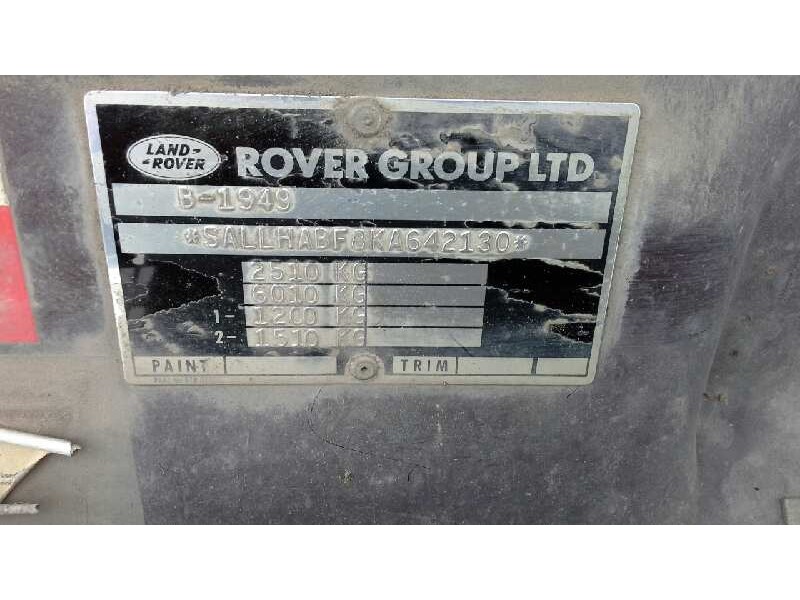 land rover range rover del año 1993