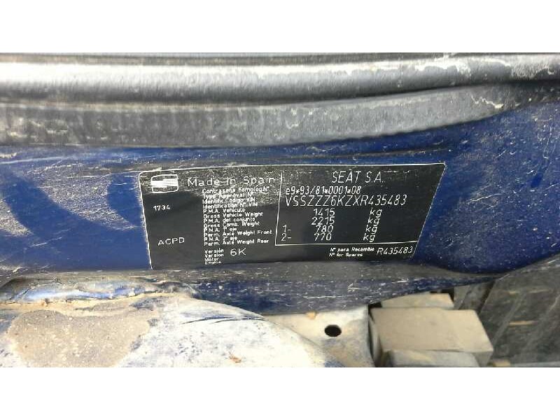 seat ibiza (6k1) del año 2000