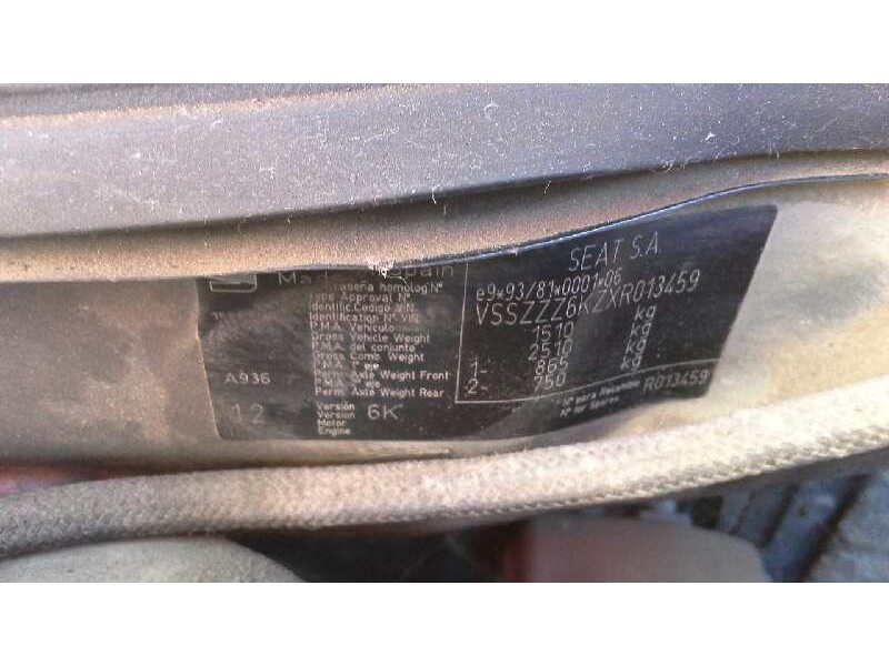 seat ibiza (6k) del año 1998