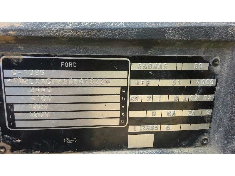 ford transit, caja cerr. corto 95 del año 1997