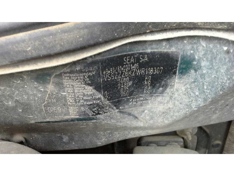 seat ibiza (6k) del año 1998